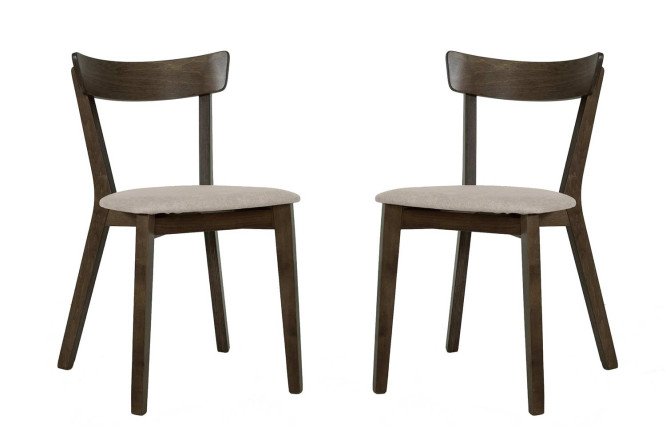 Изображение товара Комплект стульев Моника 43.5х78х51.5 см искусственная замша массив бука фанера