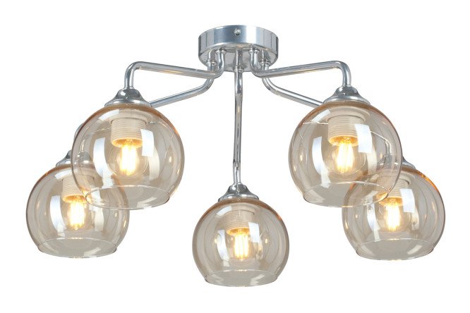 Изображение товара Люстра V3096-9/5PL для освещения до 15 кв.м, размер 52x24x52 см, цоколь E27