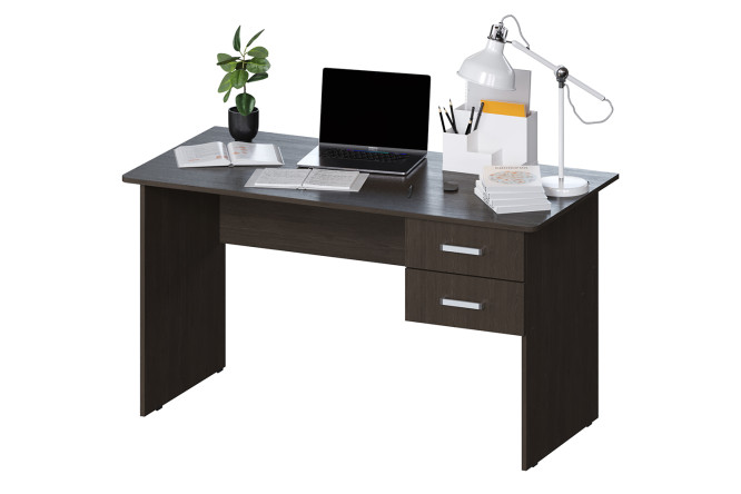 Изображение товара Письменный стол СП-3 венге 140х75,5х68 см прочный и стильный для дома и офиса