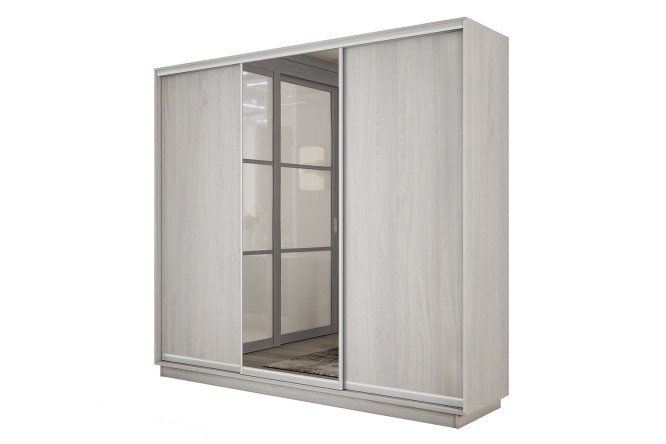 Изображение товара Шкаф-купе 3-дверный Slide-2 210х220х45 см с зеркалом