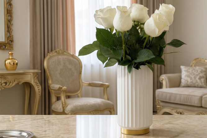 Ваза Mandarin decor Модерн 26 см, Керамика