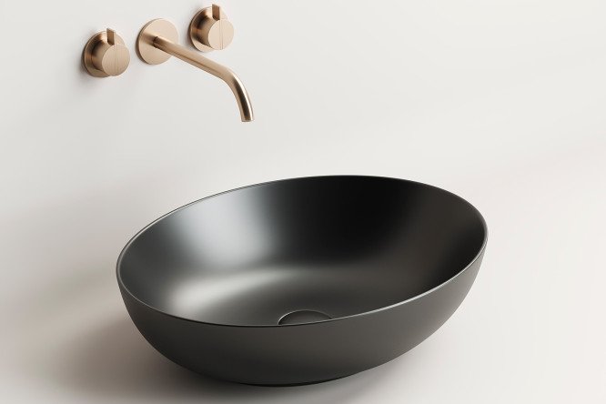 Умывальник накладной CERAMICANOVA Element CN6017MB 52х13х39.5 см