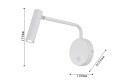 Светильник настенный FAVOURITE Murum 1 м², 6x10x12 см, LED