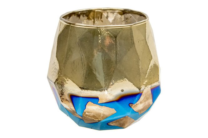 Изображение товара Декоративный подсвечник на 1 свечу NGB-33 из стекла стильный дизайн