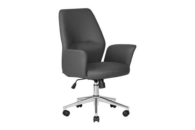 Изображение товара Офисное кресло DOBRIN Samuel из искусственной кожи с механизмом качания