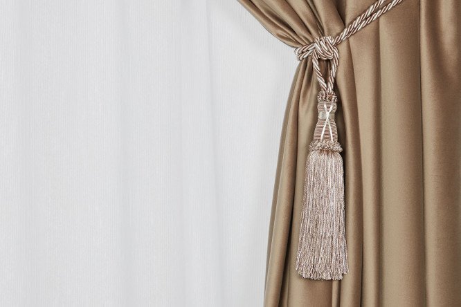 Изображение товара Подхват-кисть MICASA Eden цвет кофейный длина 61 см