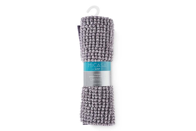 Коврик для ванной комнаты MICASA Chenille 45x75 см