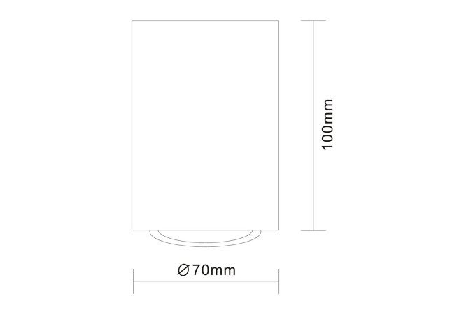 Светильник потолочный ST LUCE ST108 2.5 кв.м, 7x10x7 см, GU10
