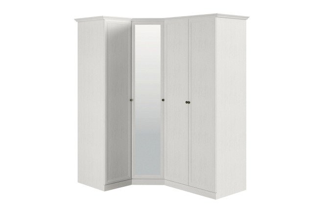 Изображение товара Угловой 4-дверный шкаф Camilla с зеркалом для спальни и прихожей