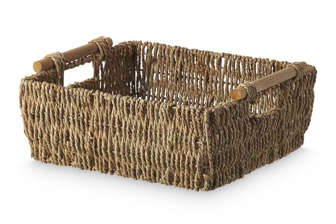 Изображение товара Корзина MICASA Villagio 32х12х30 см из морских водорослей и дерева