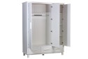 Шкаф трёхсекционный Simple с ящиками 160.4х210х58.8 см