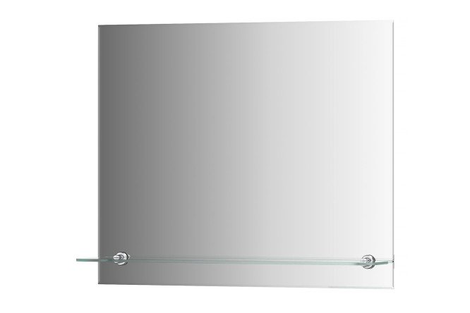 Изображение товара Зеркало настенное с фацетом и полочкой EVOFORM Attractive BY 0514 60х50 см