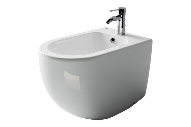 Биде напольное CERAMICANOVA Metropol Rimless 36х41х25.2 см