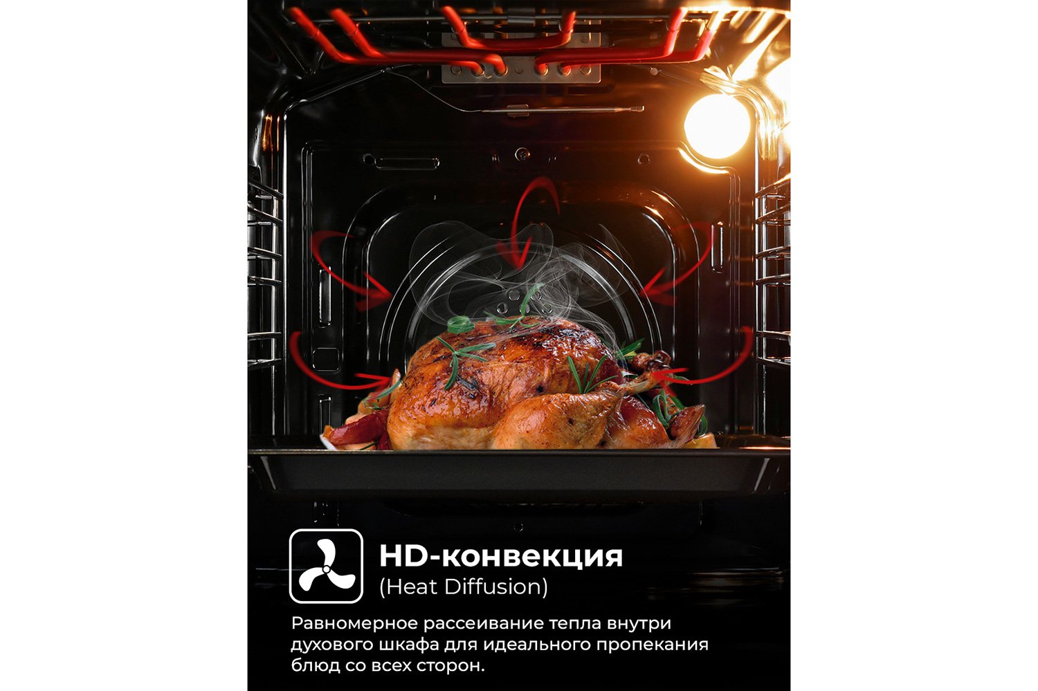 Электрический духовой шкаф LEX EDM 4575 BBL, чёрный 45х59.5х58 см