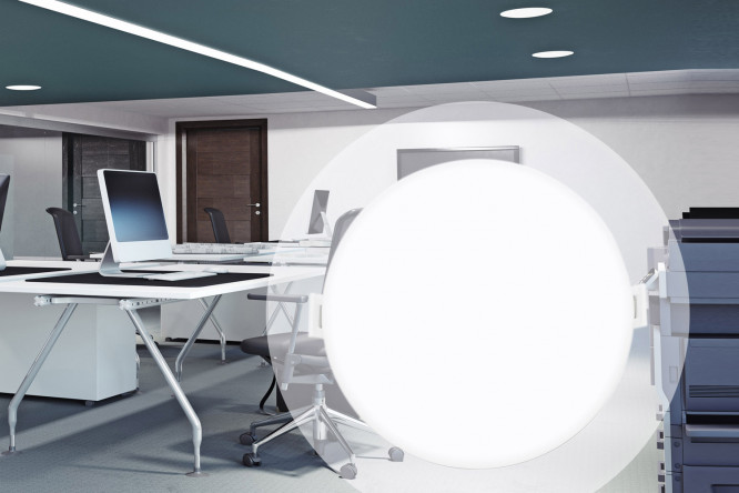 Светодиодная панель накладная LED APEYRON 06-42 22x1.7x22 см, LED