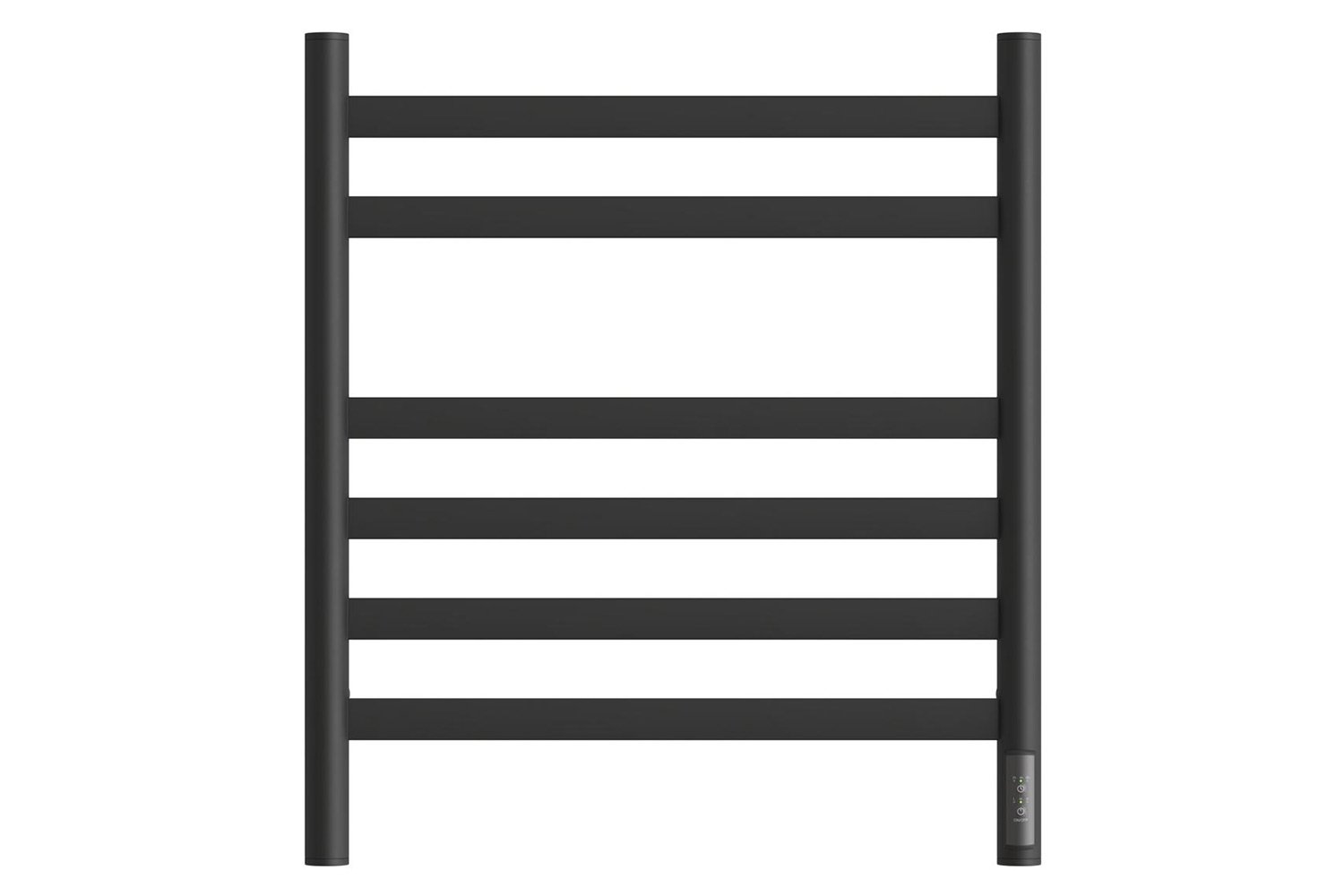 Полотенцесушитель электрический POINT Селена П6, черный PN16856B 53.2х60 см