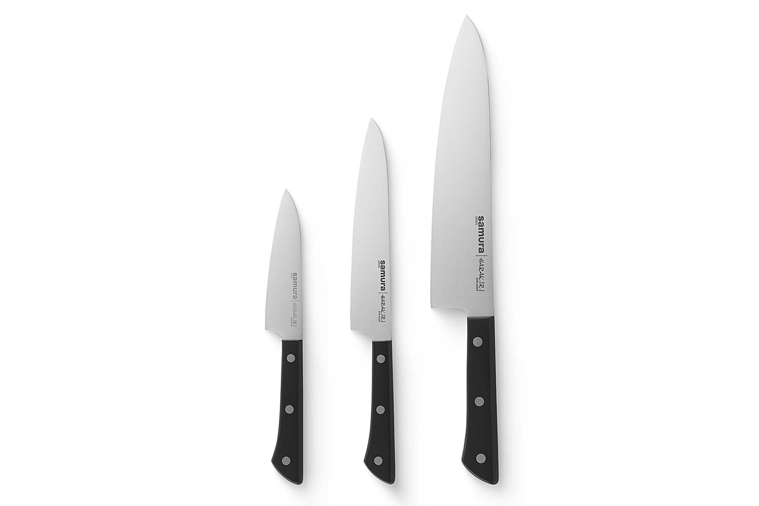 Набор ножей SAMURA Harakiri Нержавеющая сталь, 3 шт. - купить по цене 4 599 руб | арт. 80394615