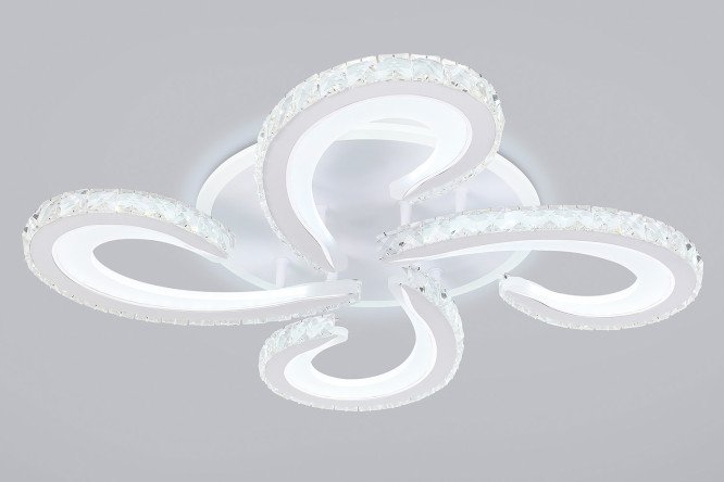 Светильник потолочный AMBRELLA LIGHT Acrylica 26 кв.м., 56x9x56 см, LED
