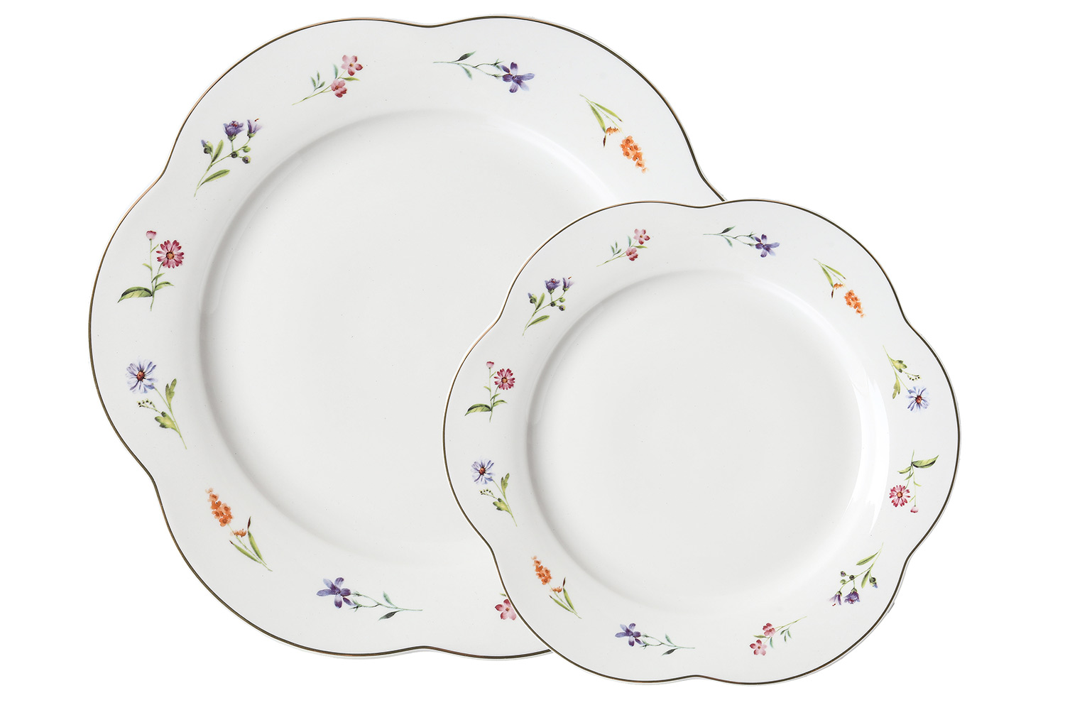 Набор тарелок Mandarin decor Блум 2 шт., Фарфор