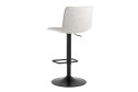 Стул барный Stool Group Tyler 45х85.5х49.5 см, цвет обивки светло-серый, ножек чёрный