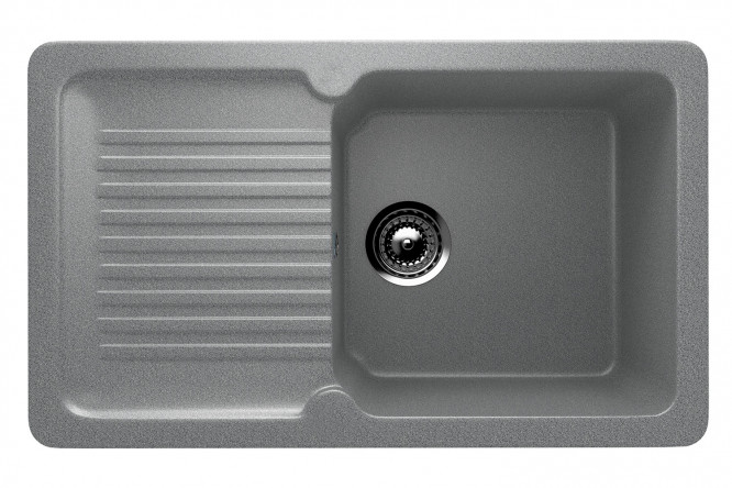 Изображение товара Мойка с крылом ULGRAN U-506 77х49.5х21 см искусственный мрамор