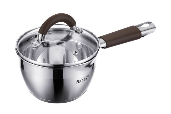 Изображение товара Ковш с крышкой REGENT Inox Truffle 1.1 л для индукционных и традиционных плит