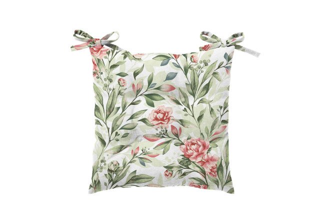 Изображение товара Подушка для стула Весна с тафтингом 40х40 см мультиколор