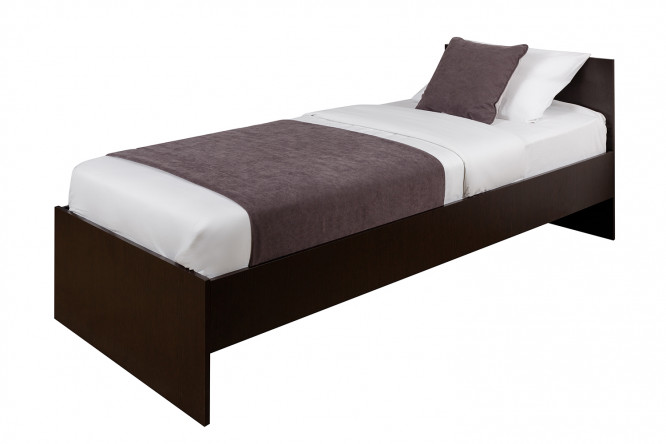 Кровать без подъёмного механизма Николь 90х200 см, венге