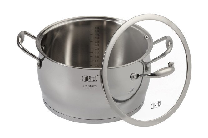 Кастрюля с крышкой GIPFEL Сantata 6.3 л
