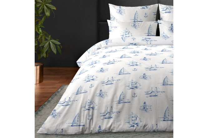 Комплект постельного белья Regatta blue 180х215 см, 2 спальный