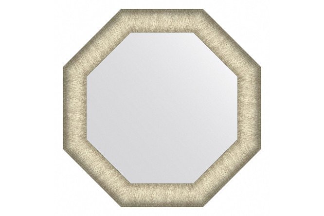 Изображение товара Настенное зеркало в багетной раме EVOFORM Octagon BY 7421 50х50 см серебро