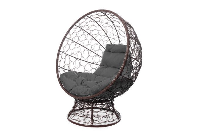 Изображение товара Кресло на подставке Кокос коричневое для дома и офиса