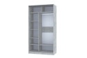 Шкаф-купе Home 123,2х229,5 см, светлый Atelier, с одним зеркалом