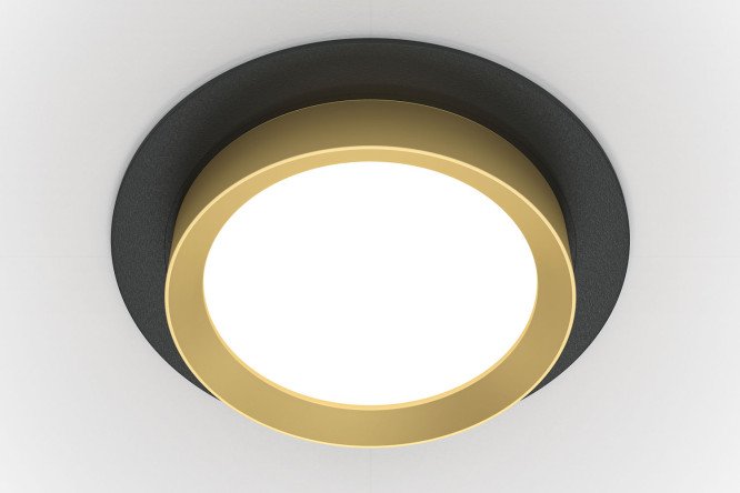 Светильник встраиваемый MAYTONI Downlight Hoop 11x5.3x11 см, GX53