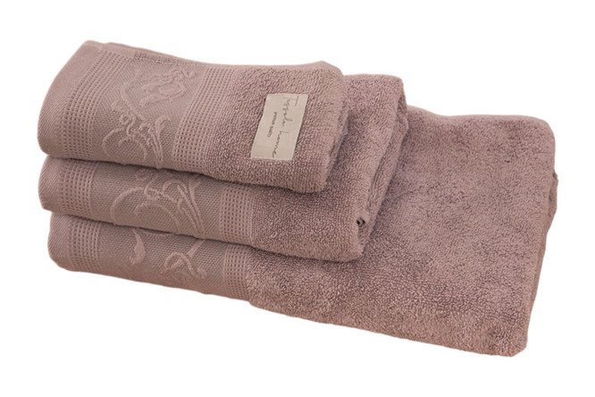 Изображение товара Махровый набор полотенец Райхон 3 шт разный размер 100 хлопок