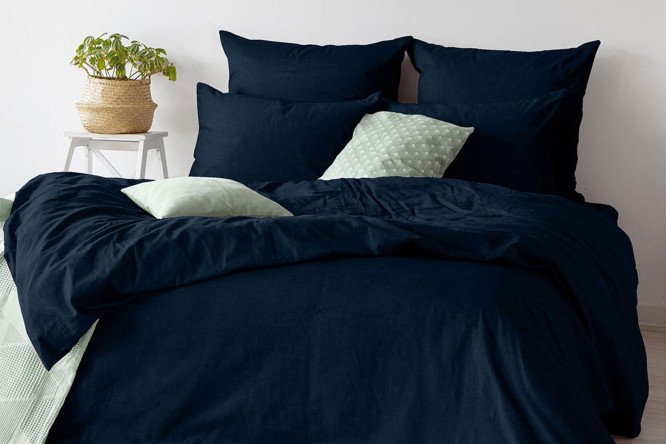 Комплект постельного белья Sateen Twilight blue 148х215 см, 1,5 спальный