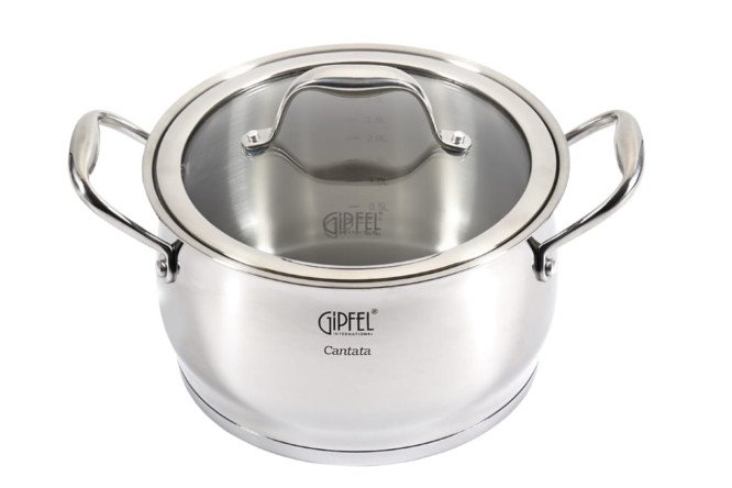 Изображение товара Кастрюля с крышкой GIPFEL Cantata 3.7 л