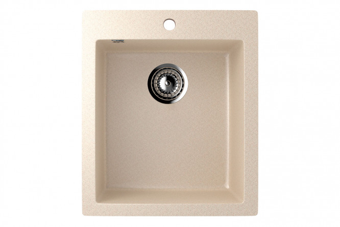 Изображение товара Мойка ULGRAN U-404 из искусственного мрамора 42х49.5х19 см для кухни
