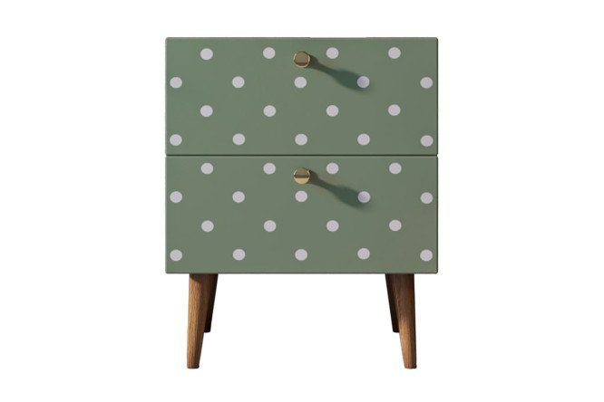 Изображение товара Тумба прикроватная с 2 ящиками Berber современный дизайн и компактный размер