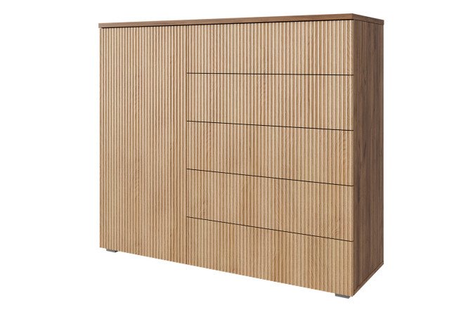 Изображение товара Комод Оскар Амели 125,4х109,2х44 см, дуб табачный craft, дуб канадский