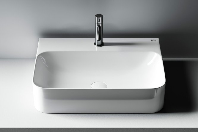 Раковина подвесная CERAMICANOVA Aura CN2001 60.5х13.5х47 см