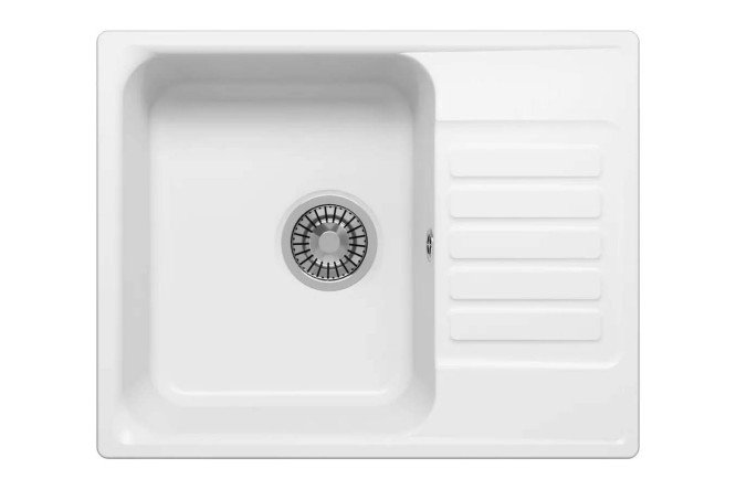 Изображение товара Врезная кухонная мойка UPD-202 с крылом 60х48 см искусственный камень
