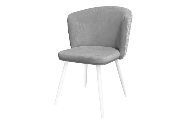 Изображение товара Стул Dallas 56.5х83х58 см велюр металл современный дизайн