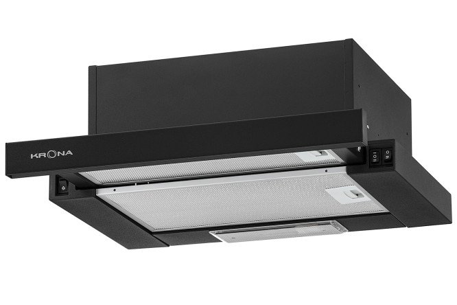 Изображение товара Вытяжка KRONAsteel Kamilla 450 BLACK 45x17,4x30,5 см с рециркуляцией
