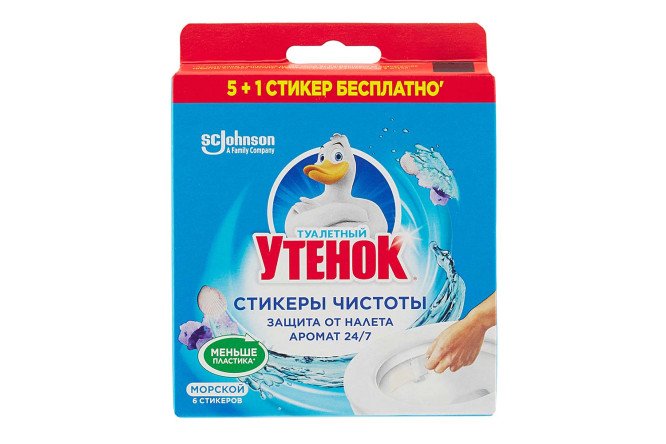 Изображение товара Стикер чистоты для унитазов Морской - гелевый карандаш для гигиены