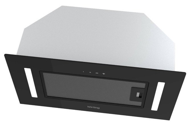 Изображение товара Вытяжка KORTING KHI 6765 GN черная 52х23.5х29 см для кухни