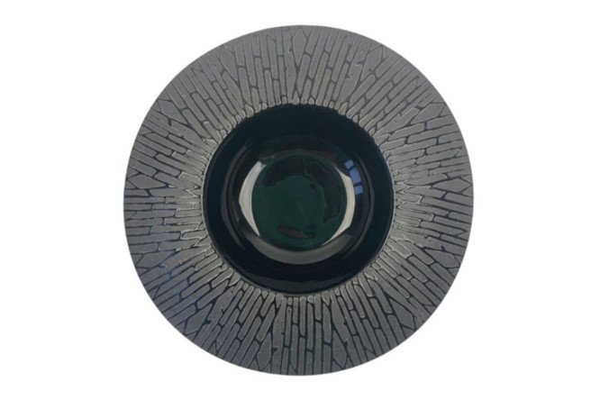 Изображение товара Тарелка HOMIUM Lola из керамики 25 см черная для сервировки