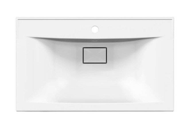 Изображение товара Раковина встраиваемая сверху Elegante 750 белая 75х15х45 см