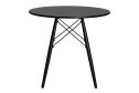 Стол обеденный DOBRIN Chelsea 80 Black 80х72х80 см