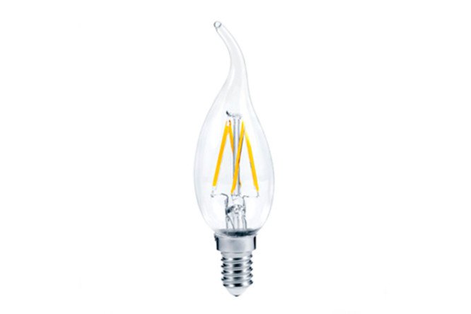 Изображение товара Лампа светодиодная IN HOME Deco E27, 5W, Свеча на ветру, 3000 К